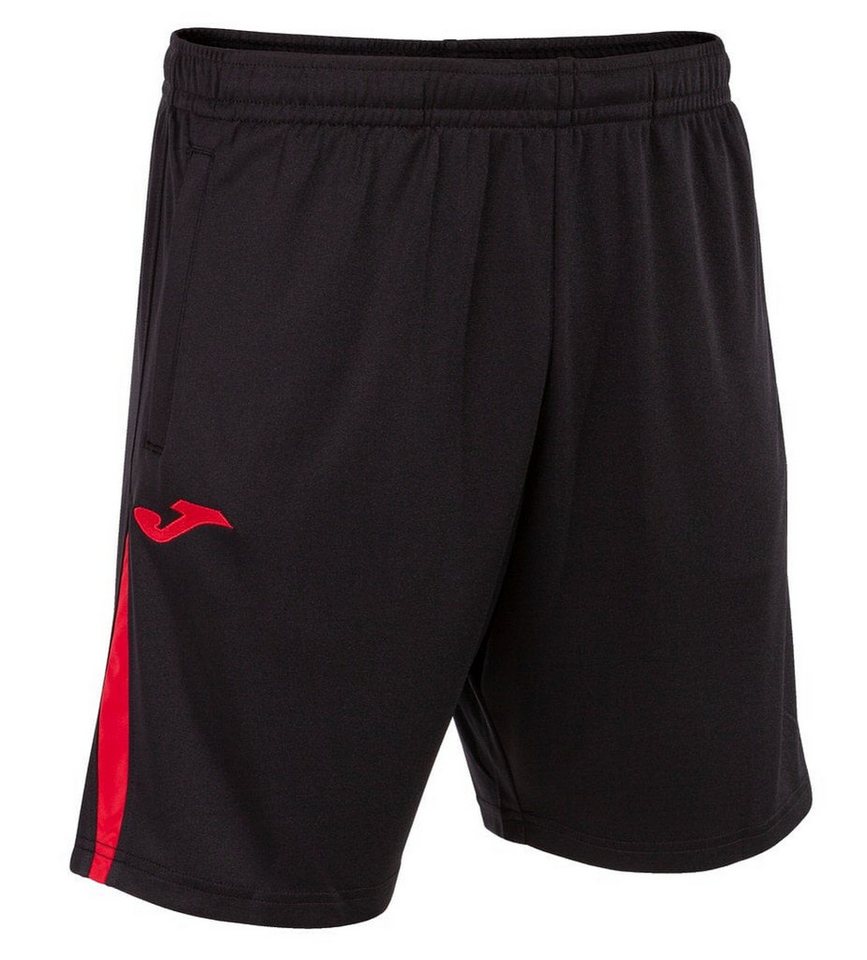 Joma Sporthose Bermuda Championship VII (100% Polyester) kurz schwarz/rot Herren Bild 5