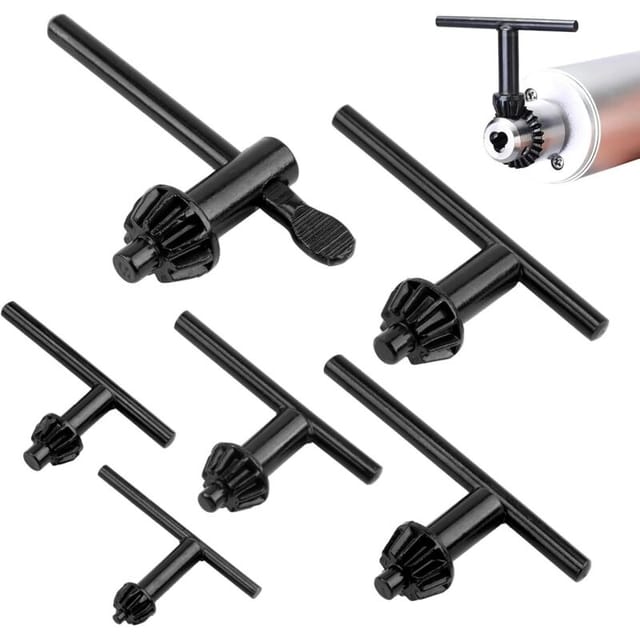 6-teiliges Universal-bohrfutterschlüssel-set, Bohrfutterschlüssel, Bohrfutterschlüssel Für Elektrische Bohrmaschinen, Bohrfutterschlüssel Für Elektrische Bohrmaschinen