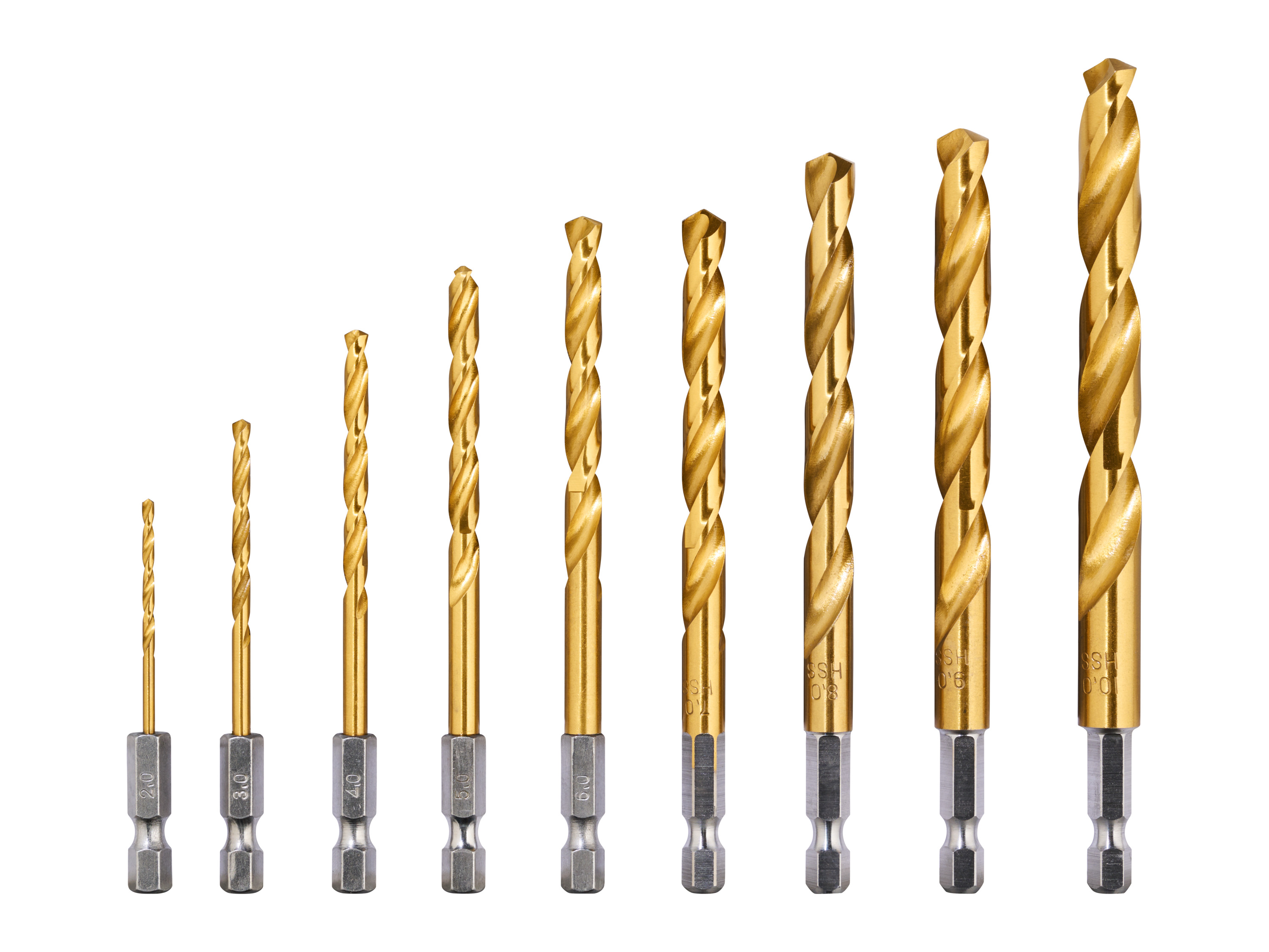 PARKSIDE® Winkelbithalter / Impact-Bohrer-Set (Impact-Bohrer-Set 9tlg.)