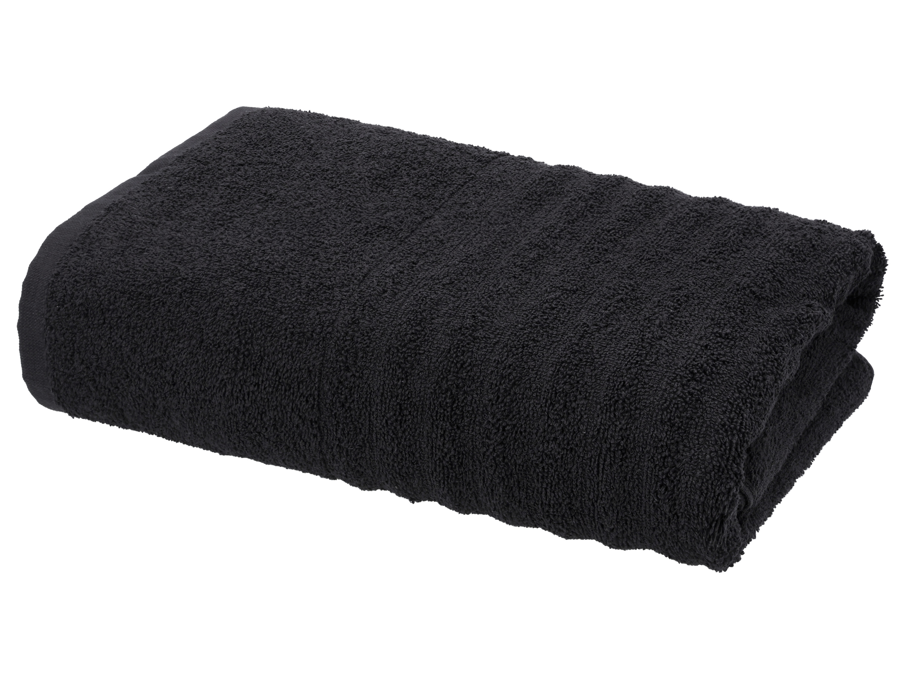 LIVARNO® Frottier-Duschtuch, 70 x 140 cm (Schwarz) Bild 2