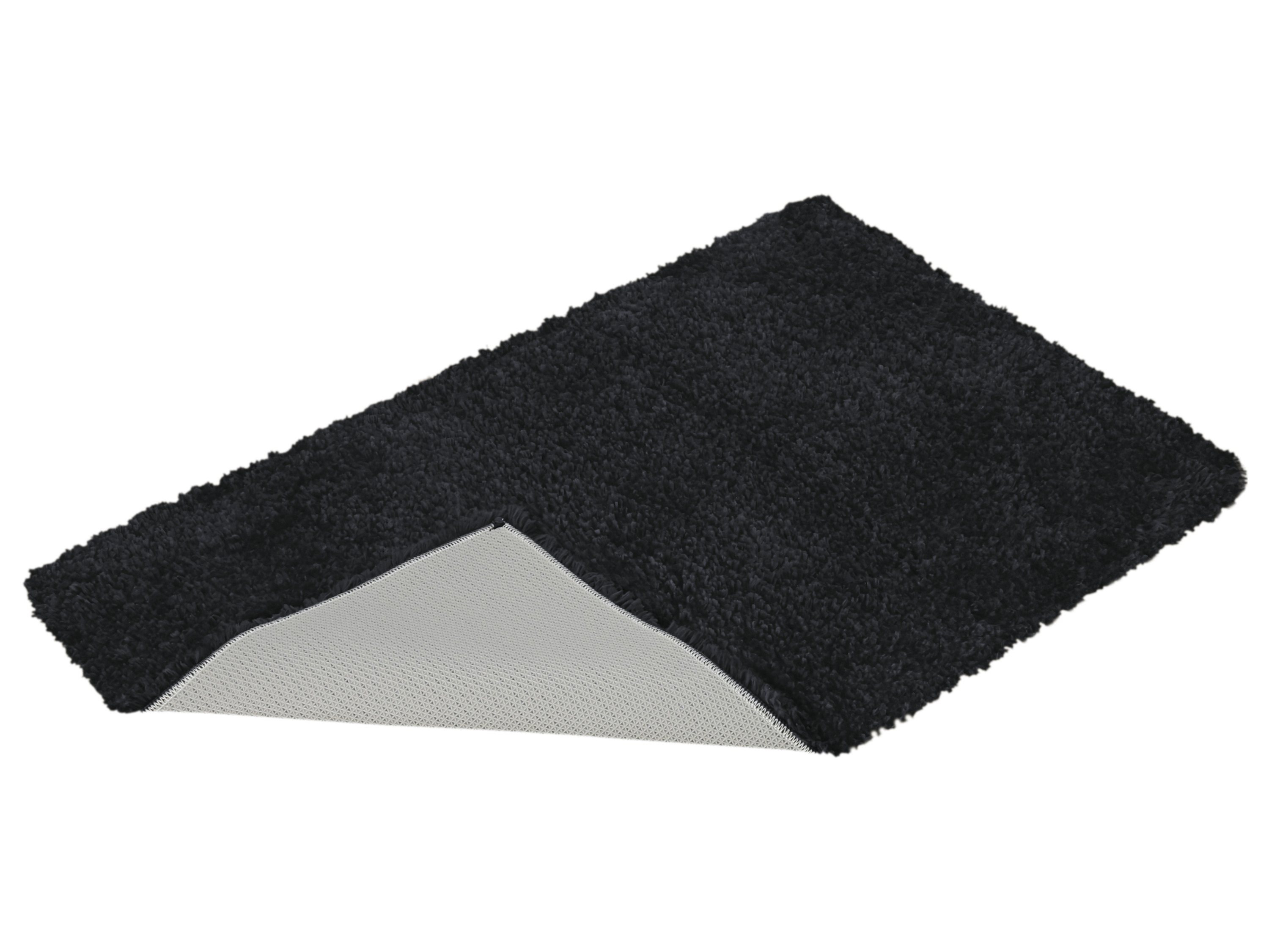 LIVARNO® Badematte, 50 x 80 cm / Ø 70 cm (Schwarz) Bild 3