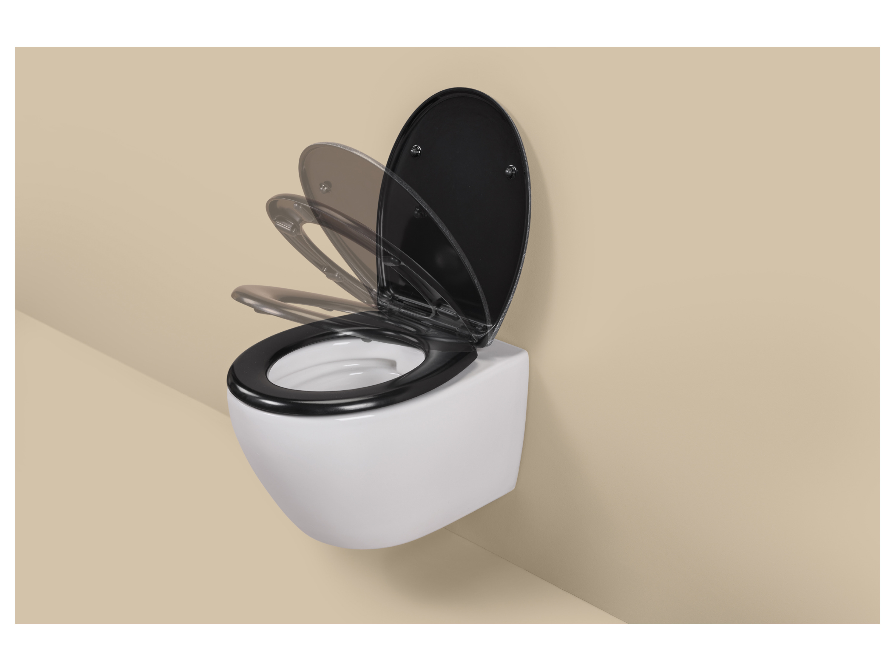 LIVARNO® WC-Sitz (Schwarz) Bild 4