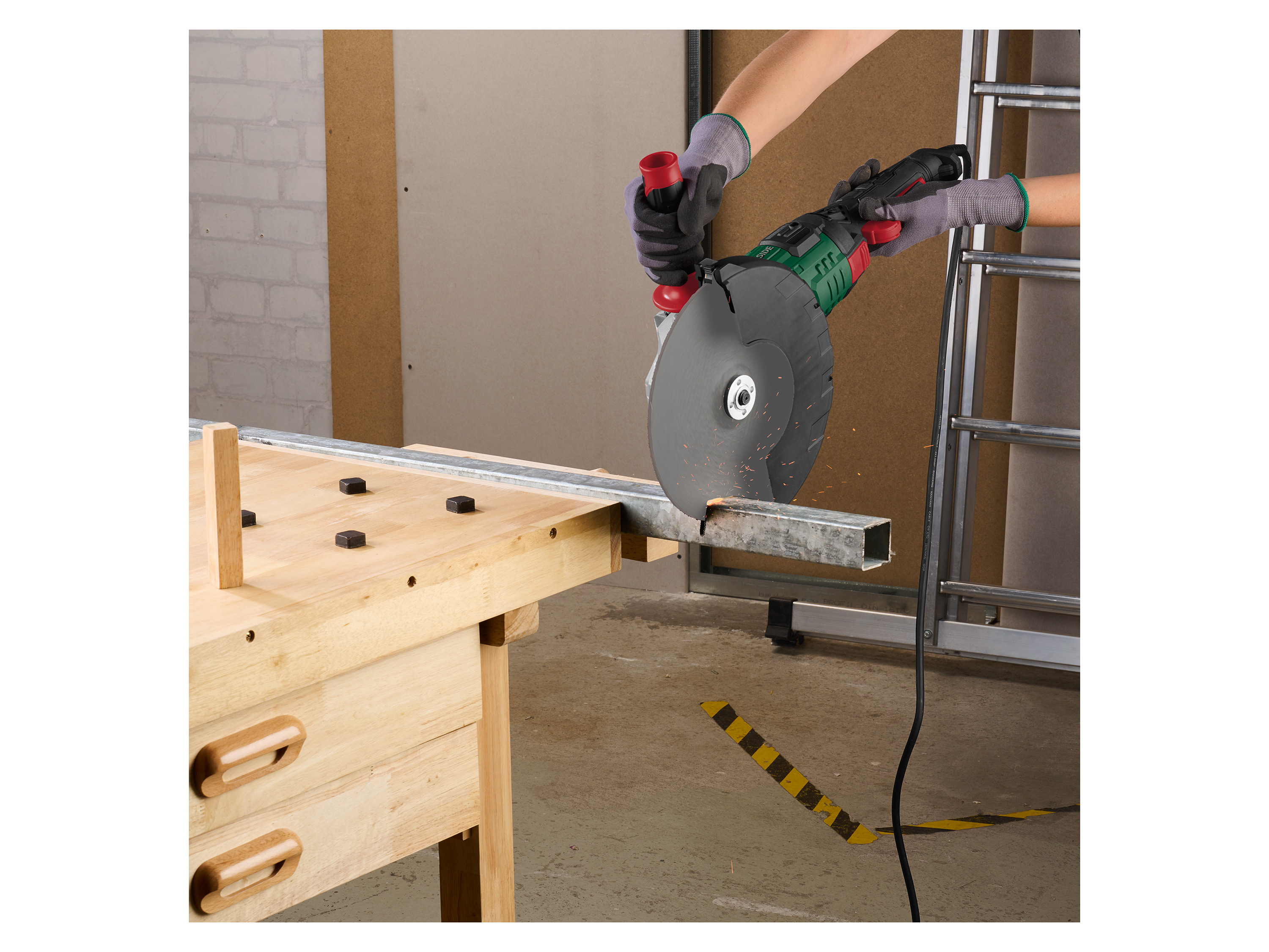 PARKSIDE® Winkelschleifer »PWS 230 F5«, 2000 W, Ø 230 mm Bild 4