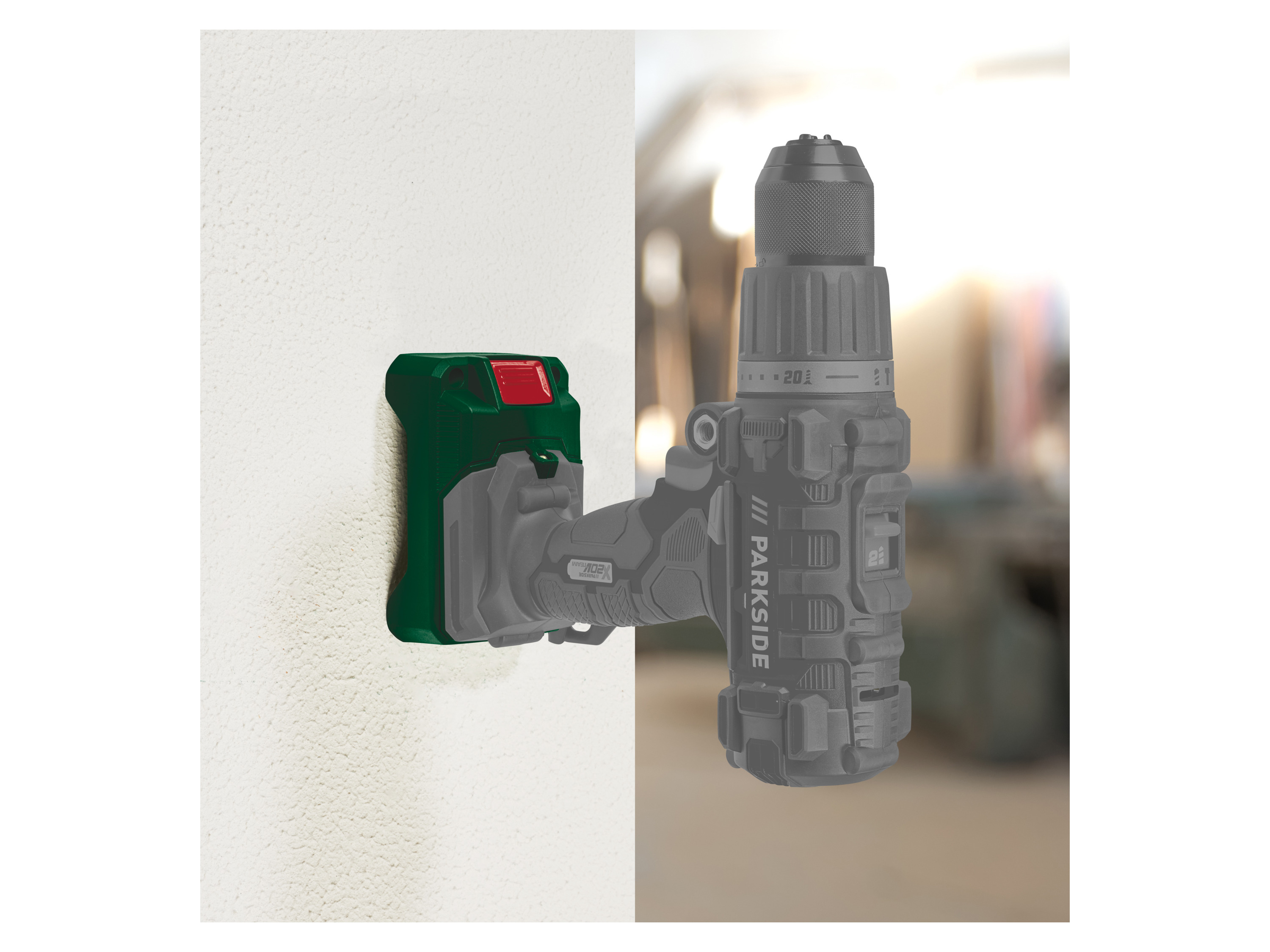 PARKSIDE® Wandhalter-Set für Akkus / Wandhalter für Akku-Schrauber (Akkuschrauberhalter) Bild 2