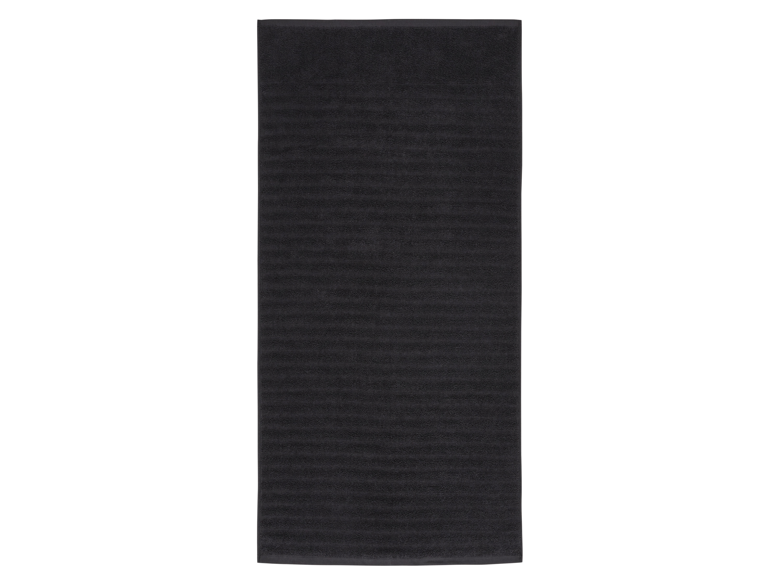 LIVARNO® Frottier-Handtücher, 2 Stück, 50 x 100 cm (Schwarz)