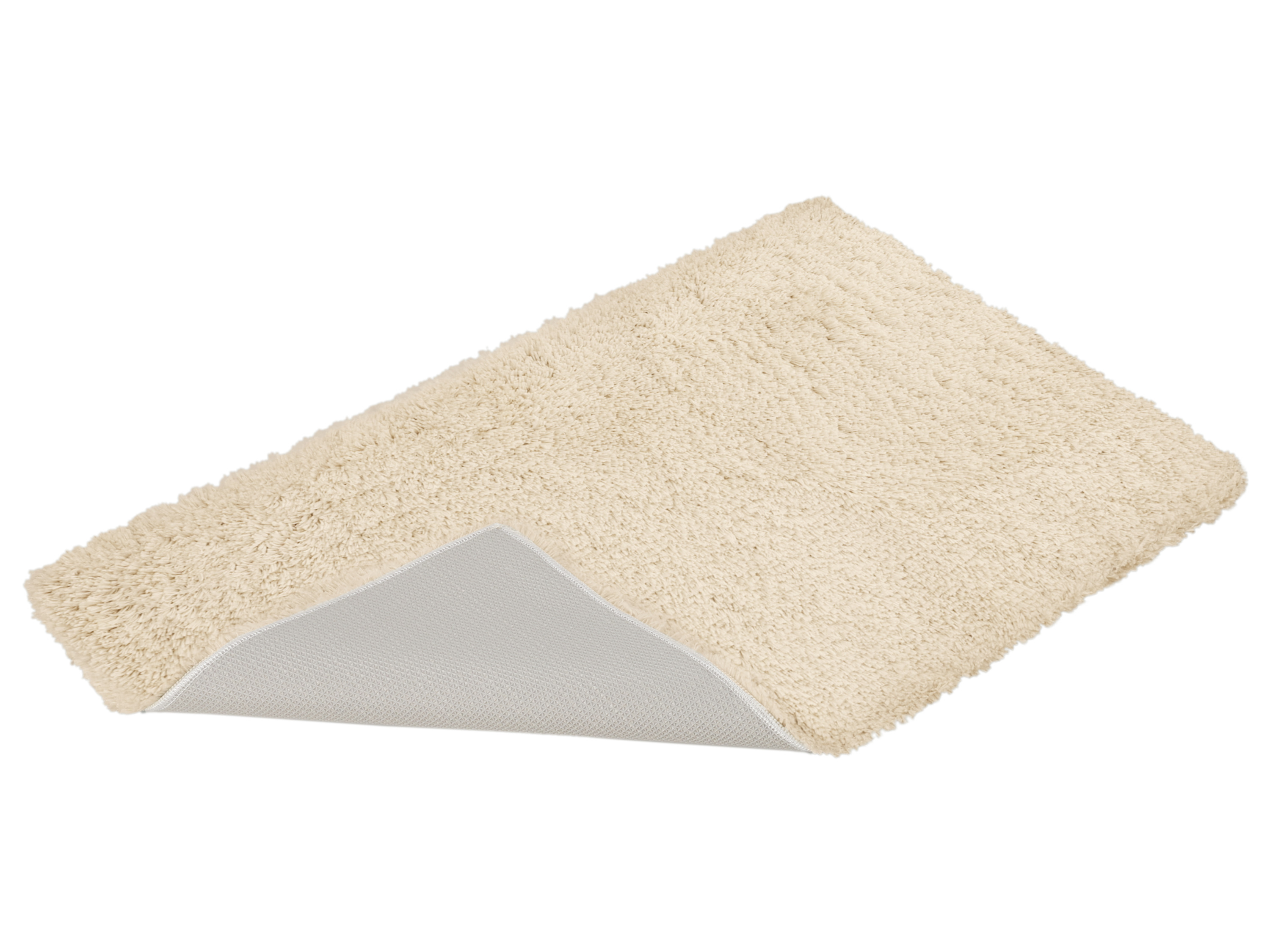 LIVARNO® Badematte, 50 x 80 cm / Ø 70 cm (Beige) Bild 2