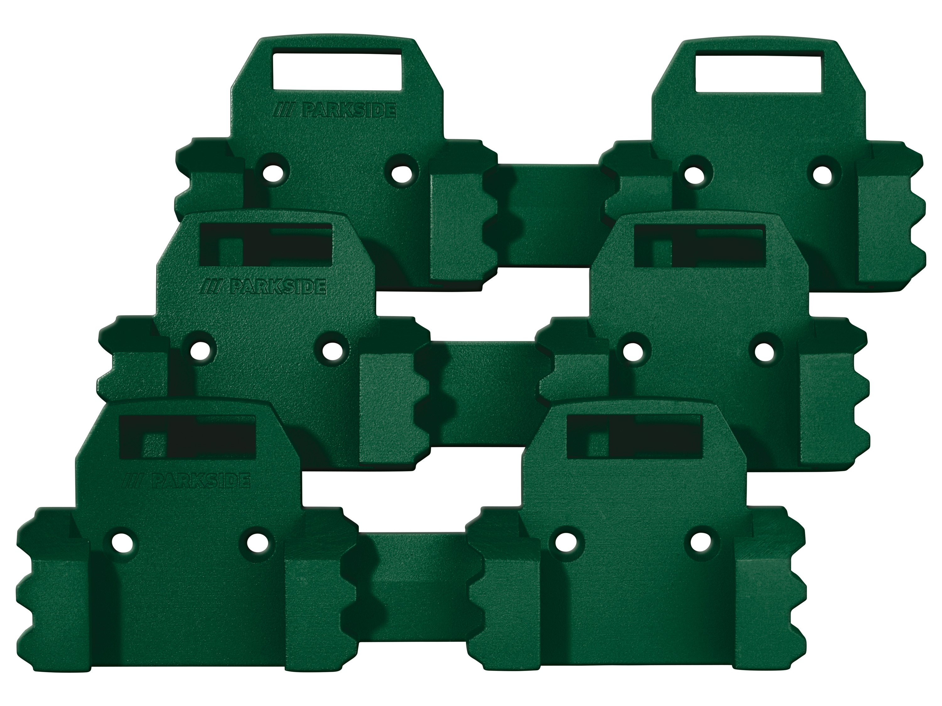 PARKSIDE® Wandhalter-Set für Akkus / Wandhalter für Akku-Schrauber (Doppelhalterung 3tlg.)