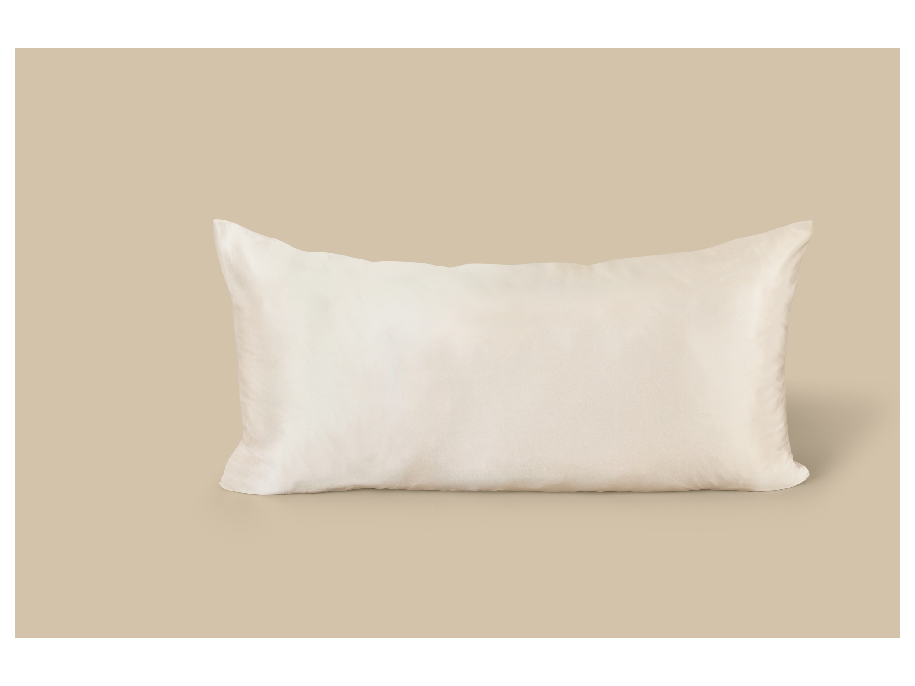 LIVARNO® Bonnet / Seiden-Kissenbezug (Creme) Bild 3