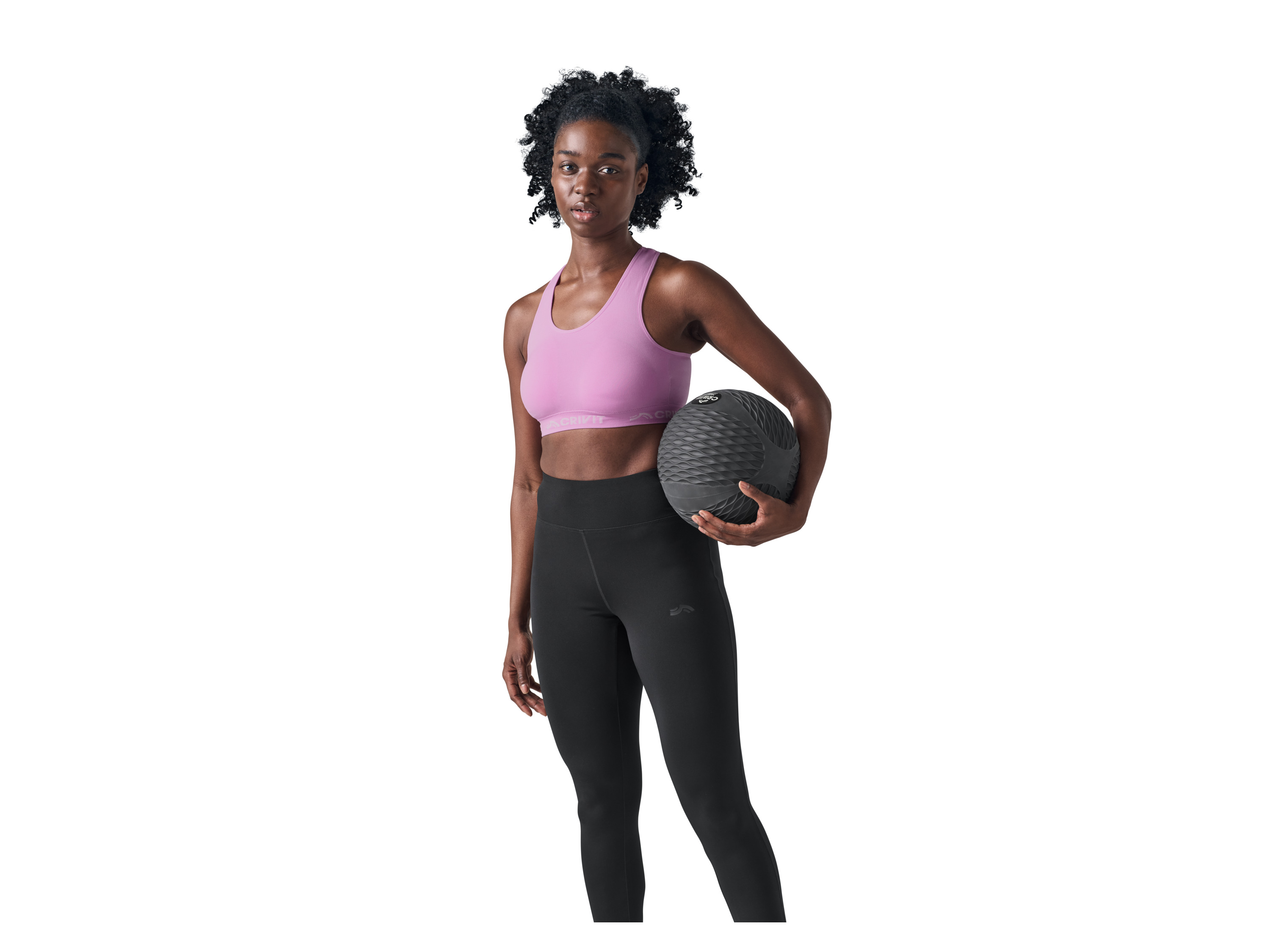 CRIVIT Damen Sportbustier (Rosa, XS(32/34))