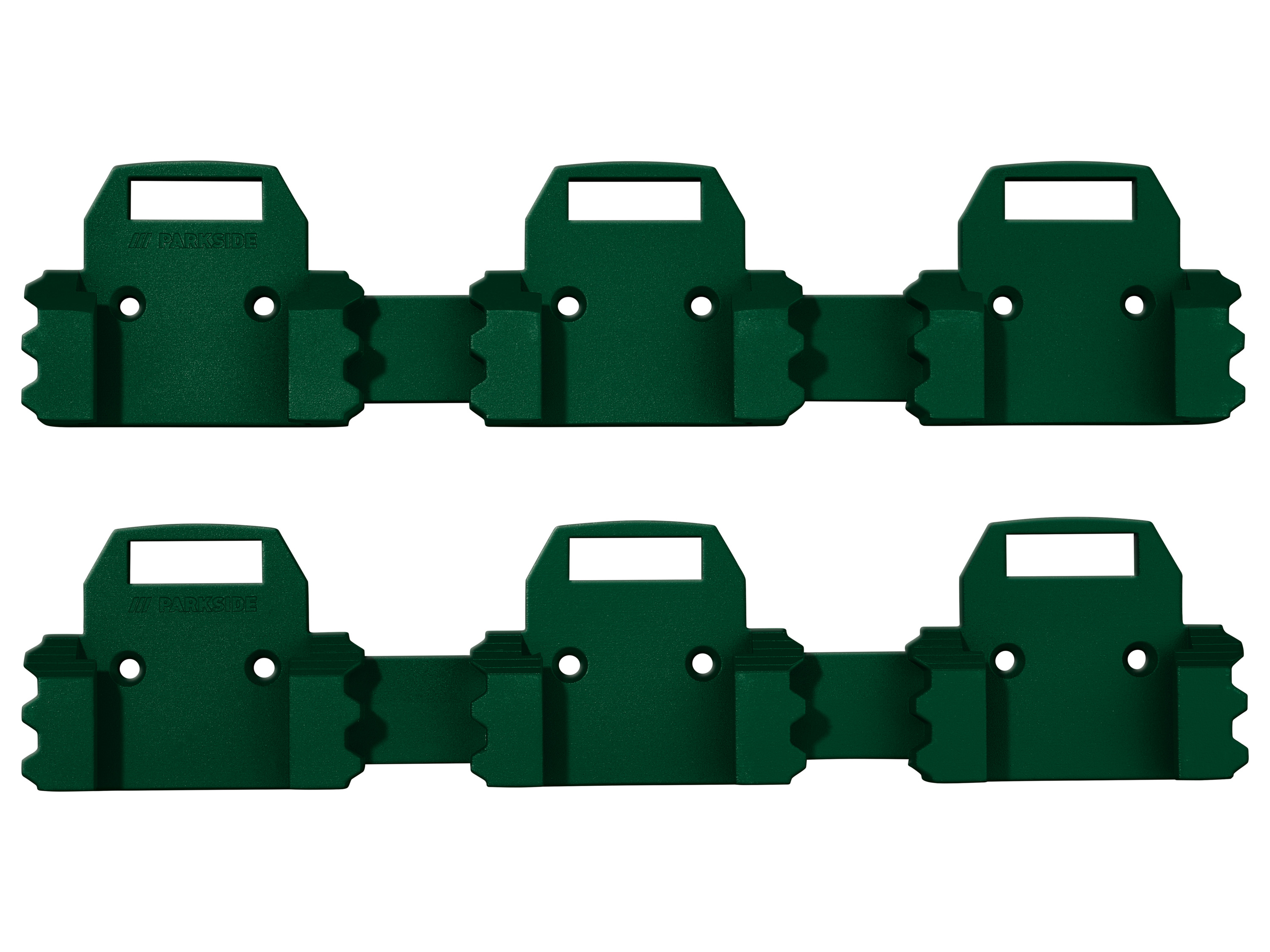 PARKSIDE® Wandhalter-Set für Akkus / Wandhalter für Akku-Schrauber (Dreifachhalterung 2tlg.)