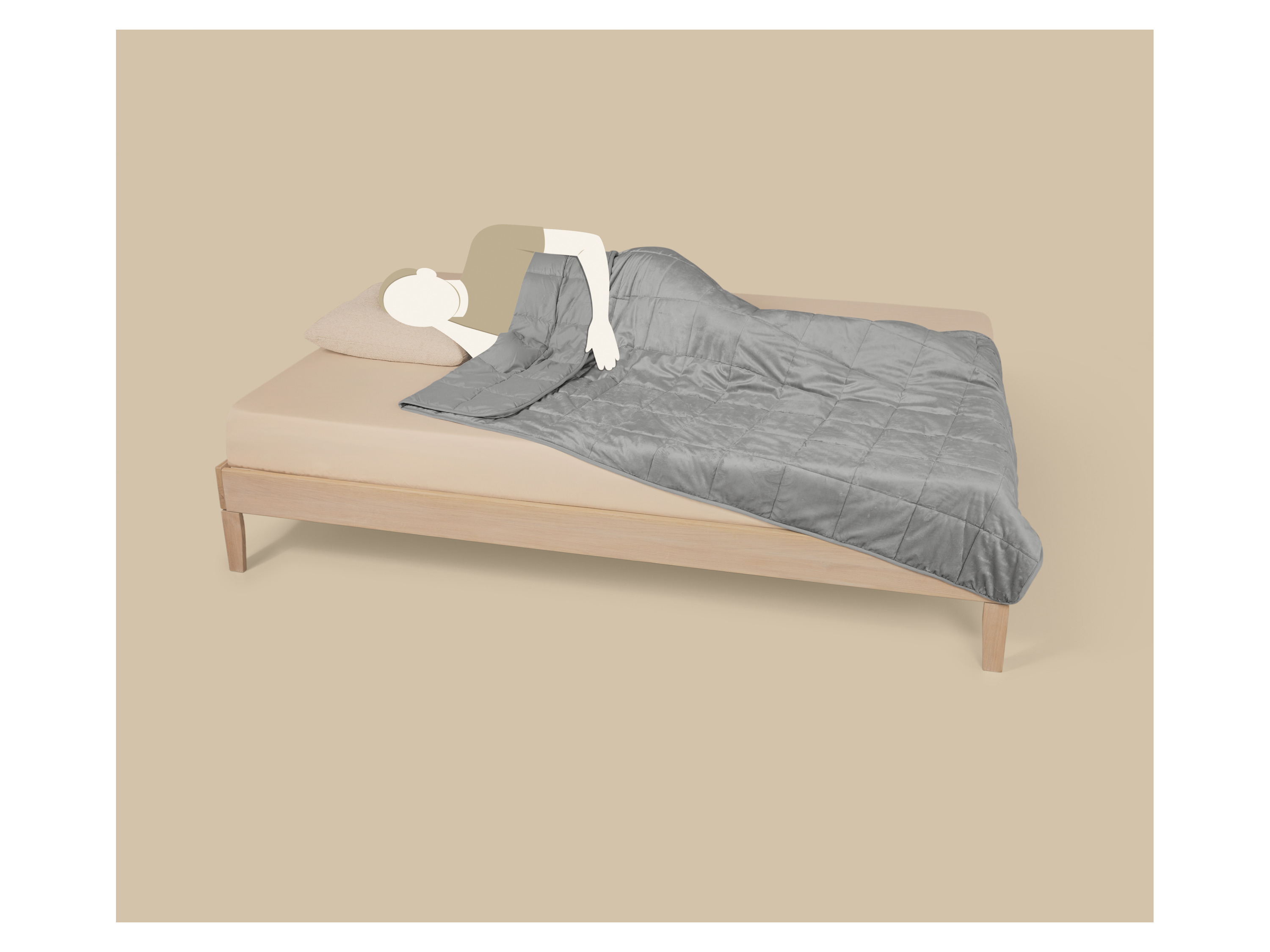 LIVARNO® Gewichtsdecke, 140 x 200 cm Bild 3