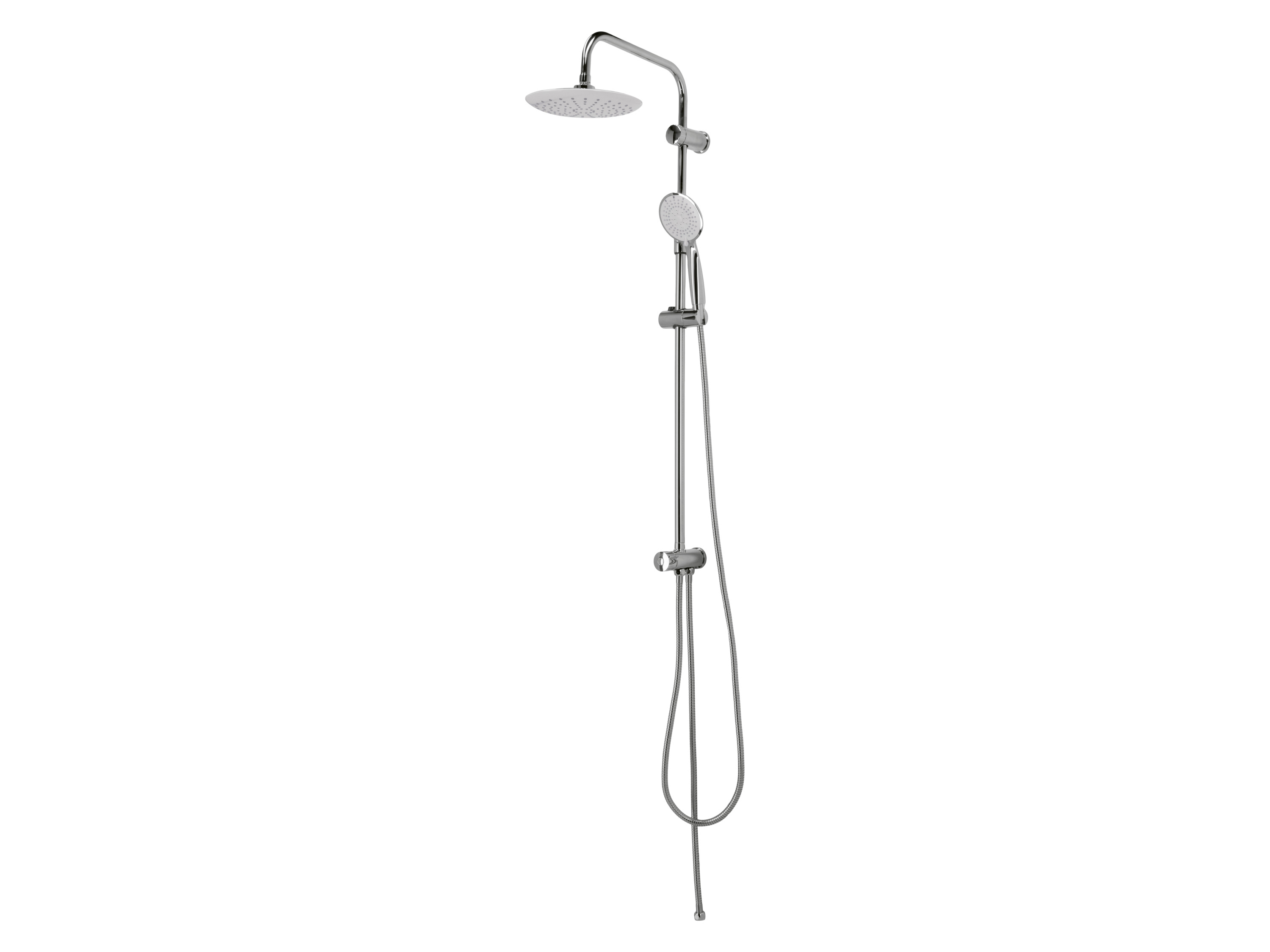 LIVARNO® Überkopfbrauseset, höhenverstellbar (Chrom) Bild 2