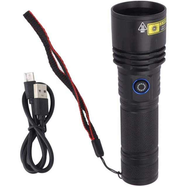 Linterna de luz negra recargable SV50 de 20 W y 365 nm para detectar documentos falsificados, joyas de ámbar y manchas de orina de mascotas.
