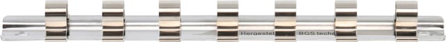 Aufsteckschiene mit 7 Clips 10 mm (3/8')