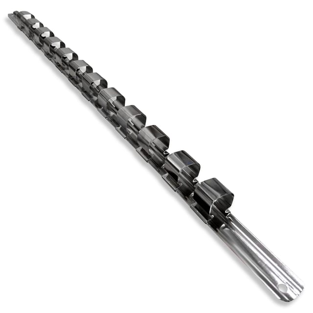 Aufsteckschiene mit 12 Clips 20 mm (3/4')