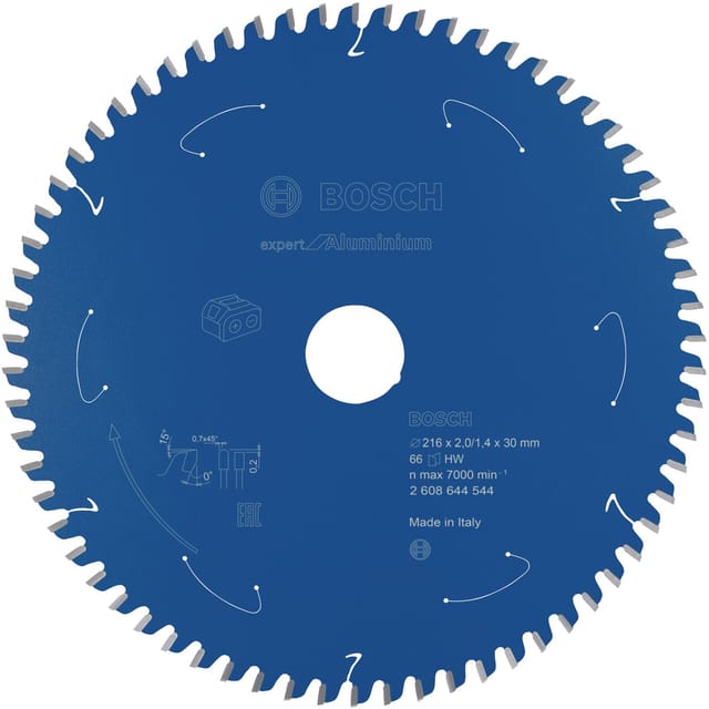 Expert for Aluminium 216x30x2/1.4x66T - Bosch