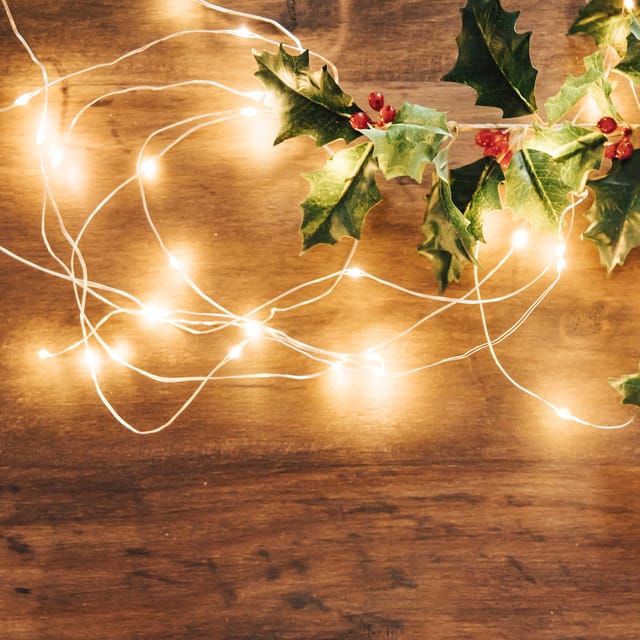 Salcar - 10m led Lichterkette Outdoor Indoor usb Kupferdraht Weihnachtsdeko, warmweiß