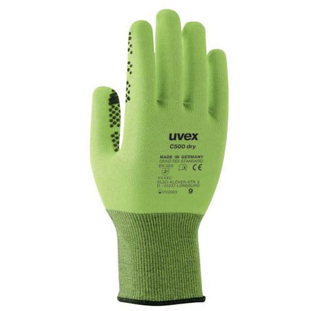Uvex - C500 dry 6049908 Schnittschutzhandschuh Größe (Handschuhe): 8 en 388 1 Paar