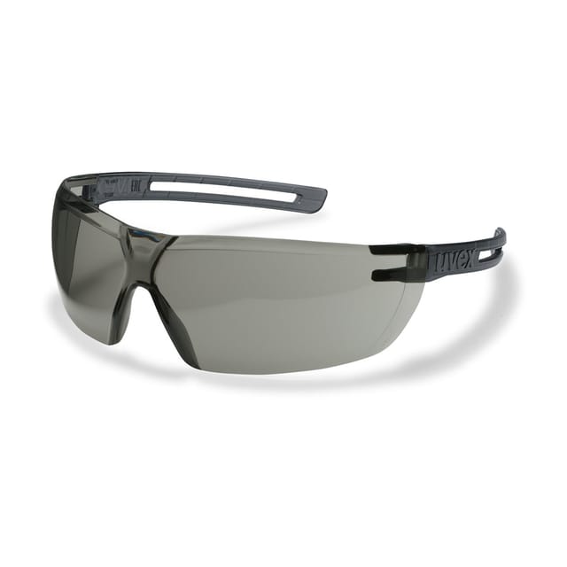 Uvex - x-fit 9199280 Schutzbrille inkl. UV-Schutz Grau, Transluzent