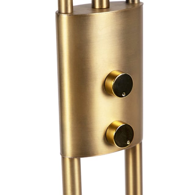 Moderne Stehleuchte Bronze inkl. led und Dimmer - Lexus