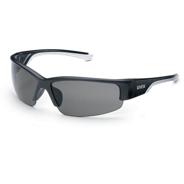 uvex polavision 9231960 Schutzbrille inkl. UV-Schutz Schwarz, Weiß