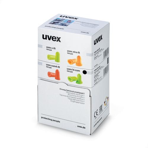 Uvex - 2112095 hi-com Mini Gehörschutzstöpsel 24 dB einweg 100 Paar