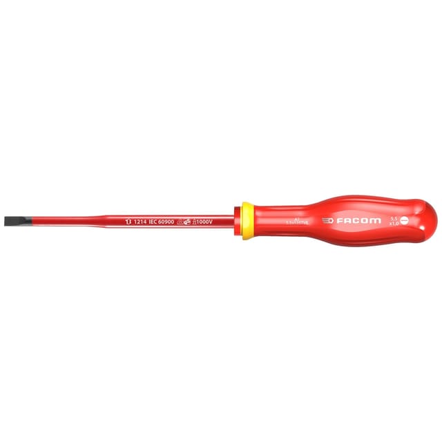 FACOM Schraubendreher PROTWIST 1000V 6,5 x 150 mm, isoliert