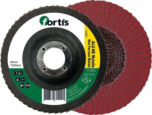 FP - Fächerschleifsch. alu-ne 125mm K120 gewölbt fortis
