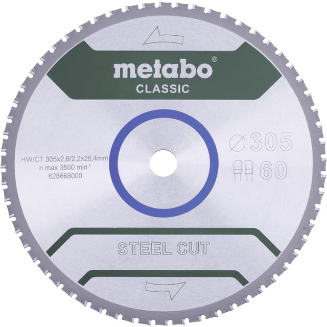 Steel cut classic 628651000 Kreissägeblatt 165 x 20 x 1.2 mm Zähneanzahl: 40 1 St. - Metabo