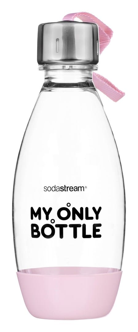 SodaStream My Only Bottle Pink – 0,5 l Mehrwegflasche für Sodabrunnen