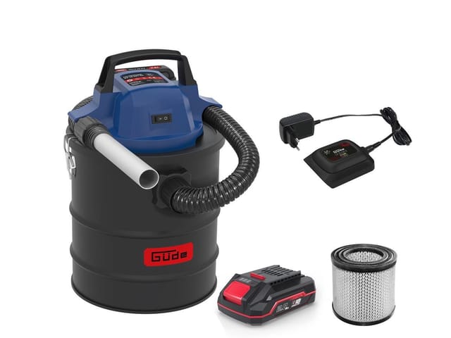 Güde - Akku Aschesauger as 18-201-05 Kaminsauger Feinstaubfilter 15L Heißsauger