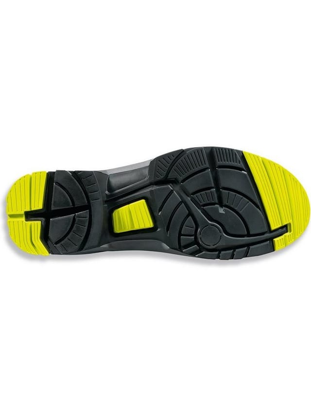 Uvex - 1 Sicherheits-Halbschuh 8543 S1 esd sr gelocht schwarz/gelb Gr.47 W11