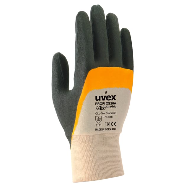 UVEX Montage-Handschuh profi XG20A Nitril, orange/schwarz, Gr. 10, 6055.8