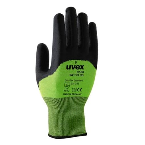C500 wet plus 6049611 Schnittschutzhandschuh Größe (Handschuhe): 11 en 388 1 Paar - Uvex