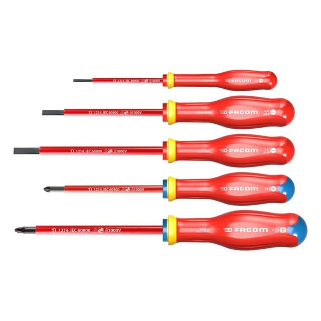 FACOM Schraubendreher-Set PROTWIST 5-tlg. 1000V, Art.Nr. AT5VE.PB