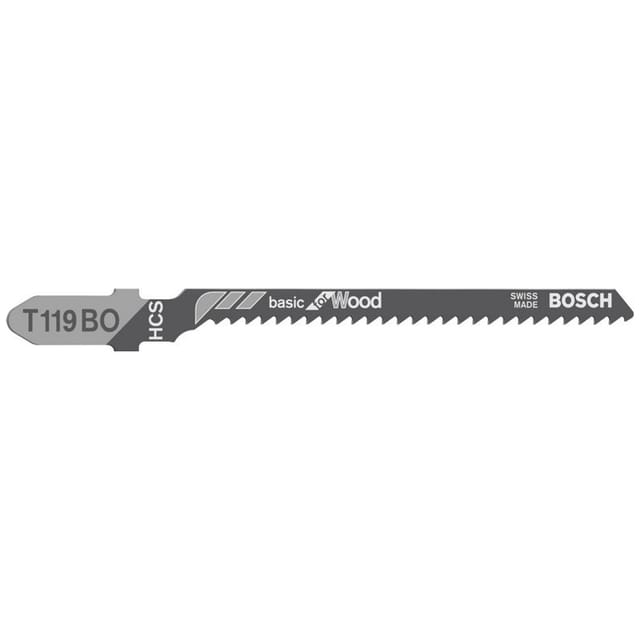 Stichsägeblatt t 119 bo Basic for Wood, 100er-Pack - Bosch