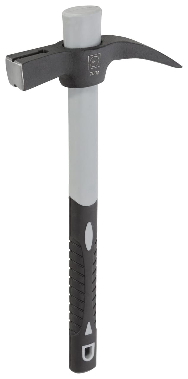 Klauenhammer 700g Französische Form mit Fiberglasstiel - Ruthe