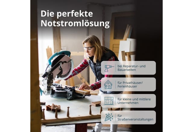 Könner&Söhnen Gas Benzin Stromaggregat 8000 Watt KS10000EG Stromerzeuger Notstrom