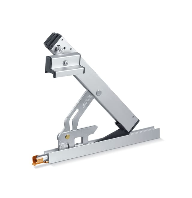 Geze - Kompass für OL95 mit Einhängelager - Hub 220 mm - EV1 - silber - 82445