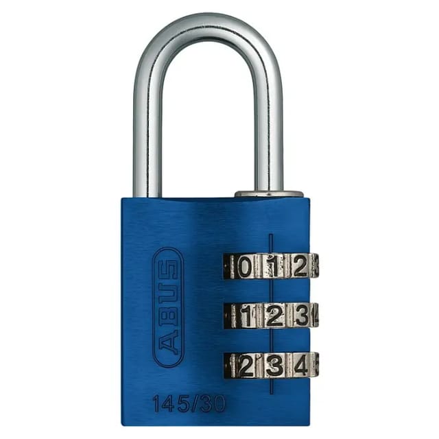 Zahlenschloss 145/30 blau Lock-Tag - 46614 - Abus