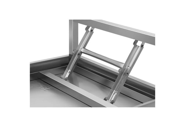 Royal Catering - Arbeitstisch Edelstahltisch klappbar höhenverstellbar 60 x 100 cm 150 kg