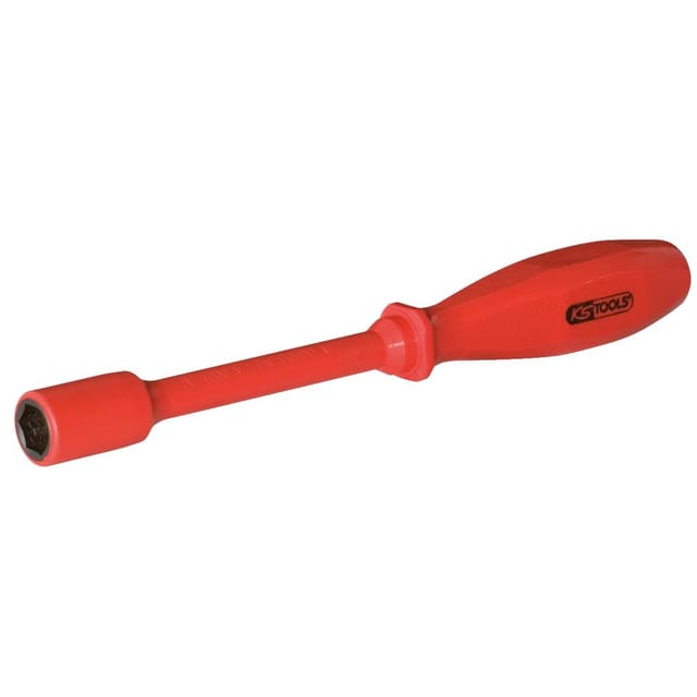 Ks Tools Stecknuss-Schraubendreher mit Schutzisolierung, 7mm - 117.1237