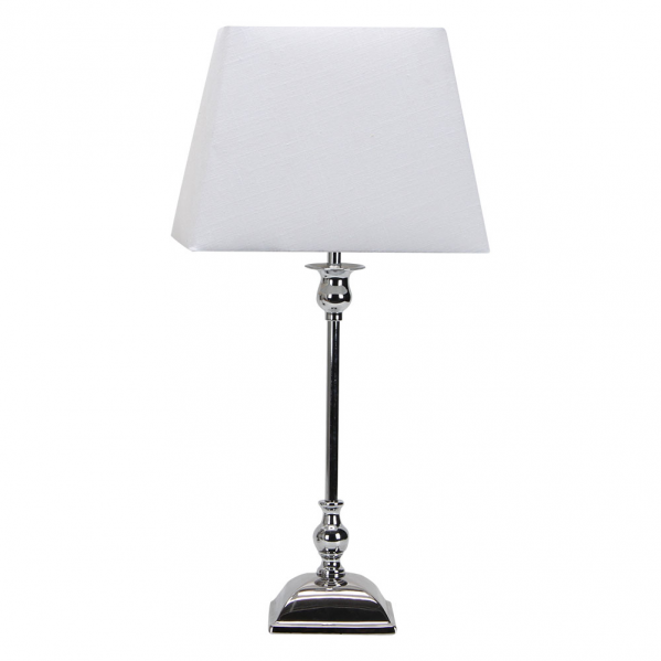 Fabrilamp Percasol Tischleuchte E27 Chrom White