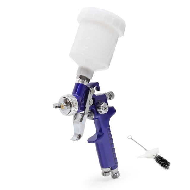 Wiltec - hvlp Lackierpistole H2000P, 0,8 mm Düse, 125 ml Becher, 280 mm Strahlbreite, Spritzpistole Sprühpistole Airbrushpistole