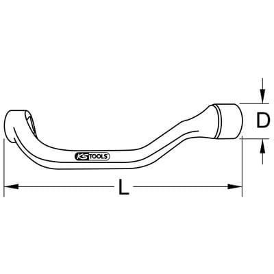 1/2'Zylinderkopf-Schlüssel Mercedes 12-kant sw 17