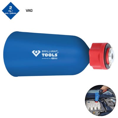 Brilliant Tools - leinfülltrichter mit Adapter für vag, 2-tlg