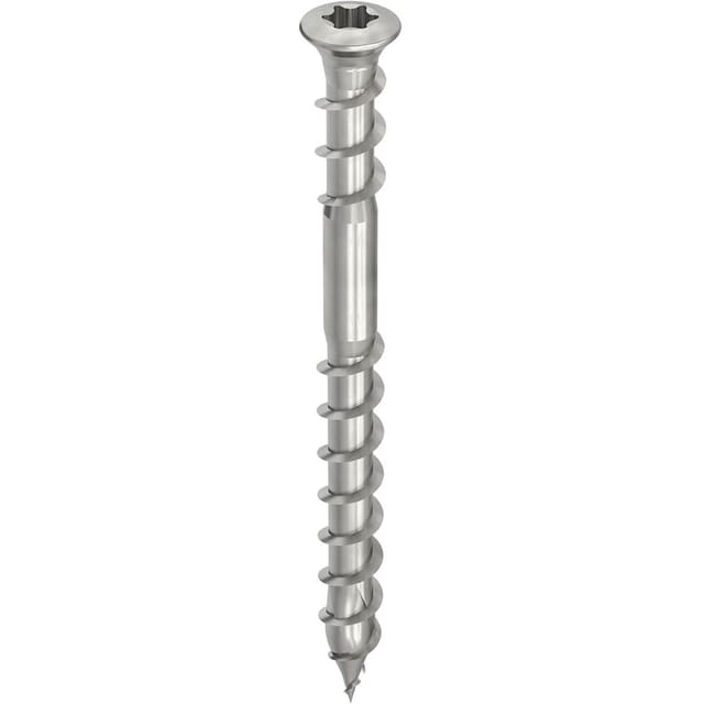Heco Schrauben - HECO-Topix-Plus Terrassenschraube - Ø5x50mm - Linsensenkkopf - Unterkopfgewinde - T20 - Schachtel von 200 - 61756