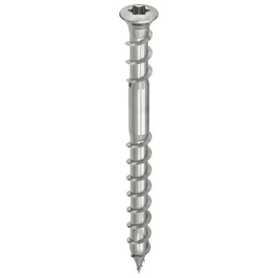Heco Schrauben - HECO-Topix-Plus Terrassenschraube - Ø5x60mm - Linsensenkkopf - Unterkopfgewinde - T20 - Schachtel von 200 - 61769