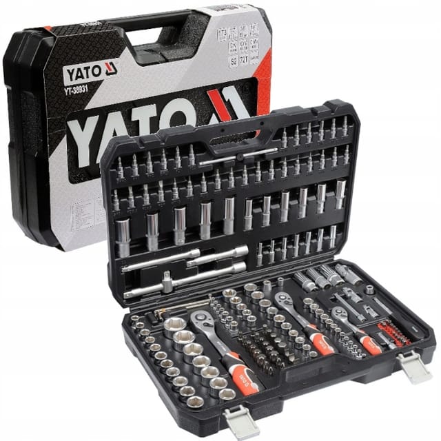 Yato - YT-38931 - Steckschlüsselsatz 1/4', 3/8' und 1/2'173tlg.