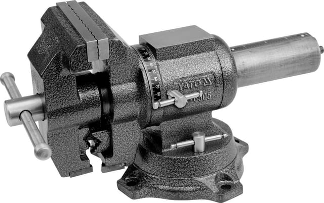 Yato - Multifunktionaler, drehbarer Schraubstock 100 mm YT-6505